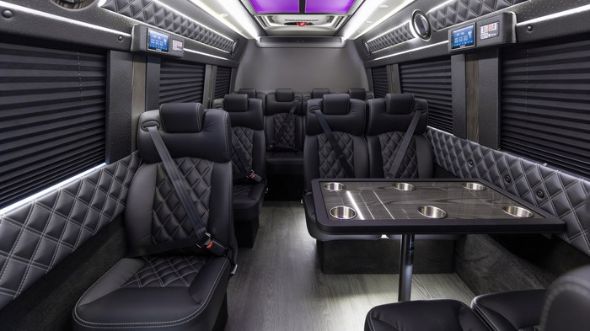 15 passenger sprinter van interior independence