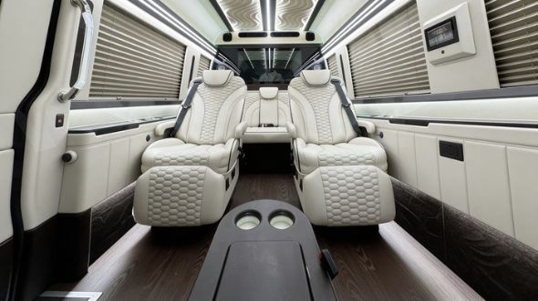 8 passenger sprinter van interior independence